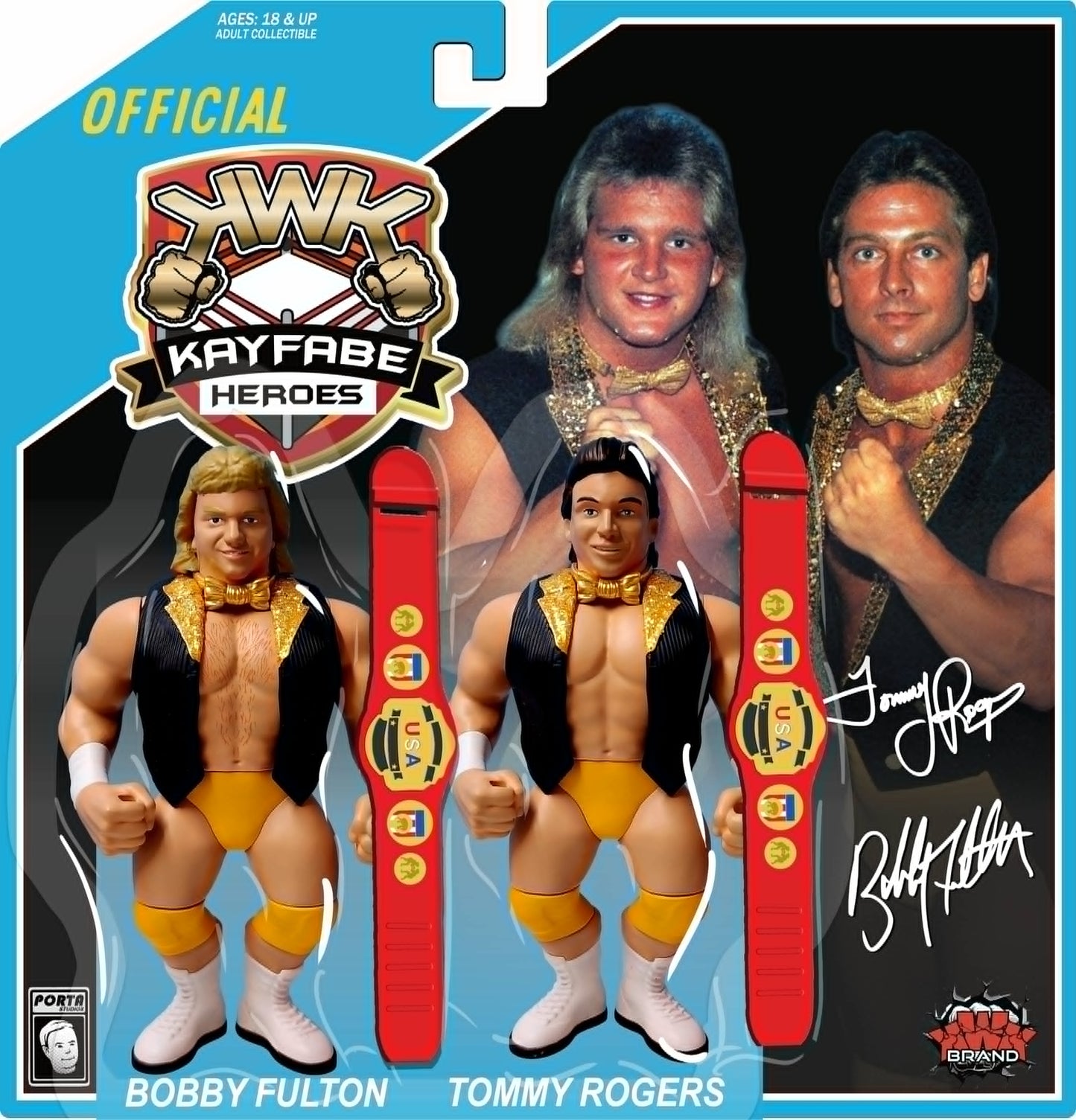 * Pre-Order * KWK Kayfabe Heroes The Fantastics Blue Card