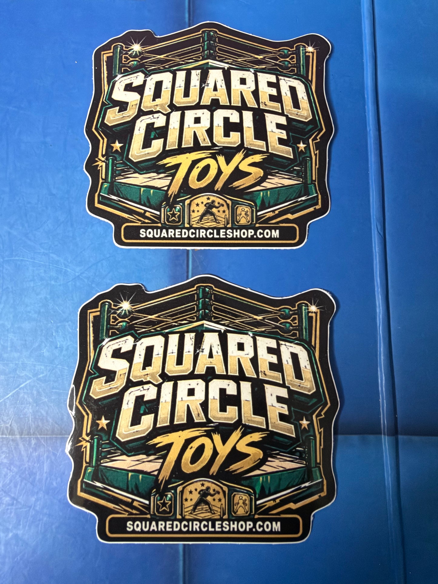 Squared Circle Toys 3” Vinyl Sticker 2-Pack