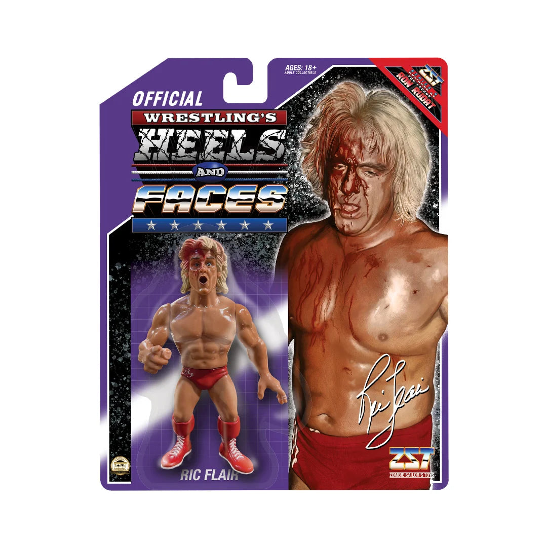 ZST Series 4 Heels & Faces RIC FLAIR (Bloody) + Exclusive Print