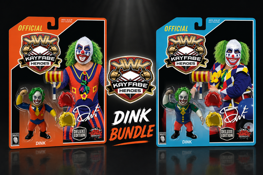 * Pre-Order * KWK Kayfabe Heroes Blue & Orange Card DINK Bundle Deal