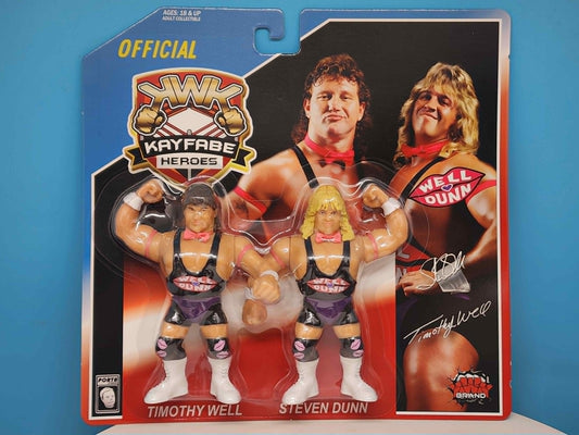 KWK Kayfabe Heroes Blue Card Well Dunn