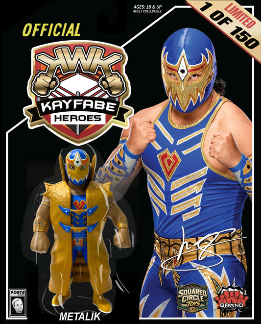 * Pre-Order * KWK Kayfabe Hereos Black Card Exclusive METALIK 1 of 150
