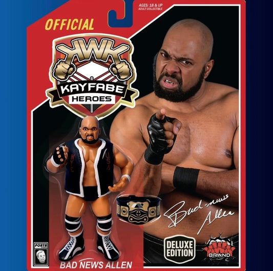 * Pre-Order * KWK Kayfabe Heroes Red Card BAD NEWS ALLEN