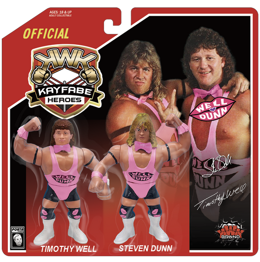 KWK Kayfabe Heroes Red Card Well Dunn