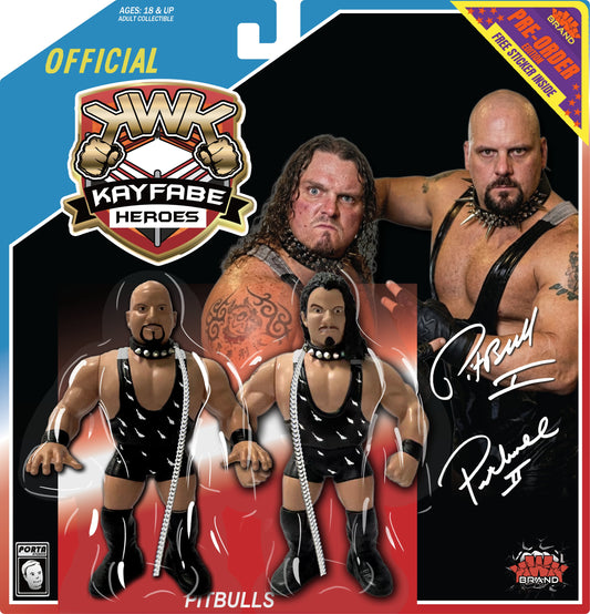 * Pre-Order * KWK Kayfabe Heroes Blue Card PITBULLS
