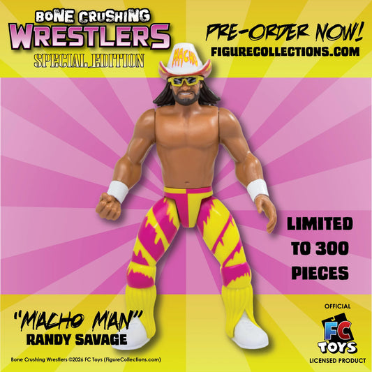 * Pre-Order * FC Toys Special Edition Macho Man Randy Savage Bone Crushing Wrestlers Series 1