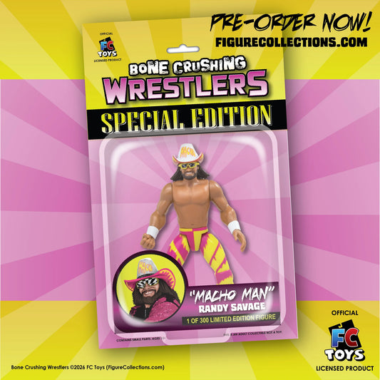 * Pre-Order * FC Toys Special Edition Macho Man Randy Savage Bone Crushing Wrestlers Series 1