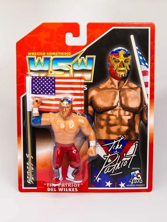 PATRIOT DEL WILKES WRESTLE-SOMETHING WRESTLERS SERIES 5.5 FIGURE (FC TOYS)