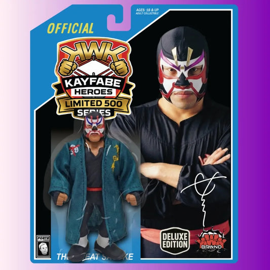 * Pre-Order * KWK Kayfabe Heroes Limited 500 Series The Great Sasuke