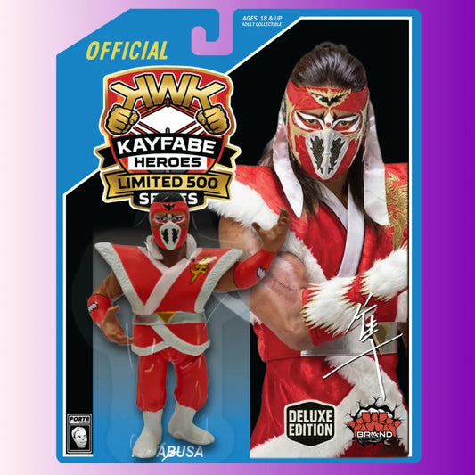 * Pre-Order * KWK Kayfabe Heroes Limited 500 Series Hayabusa