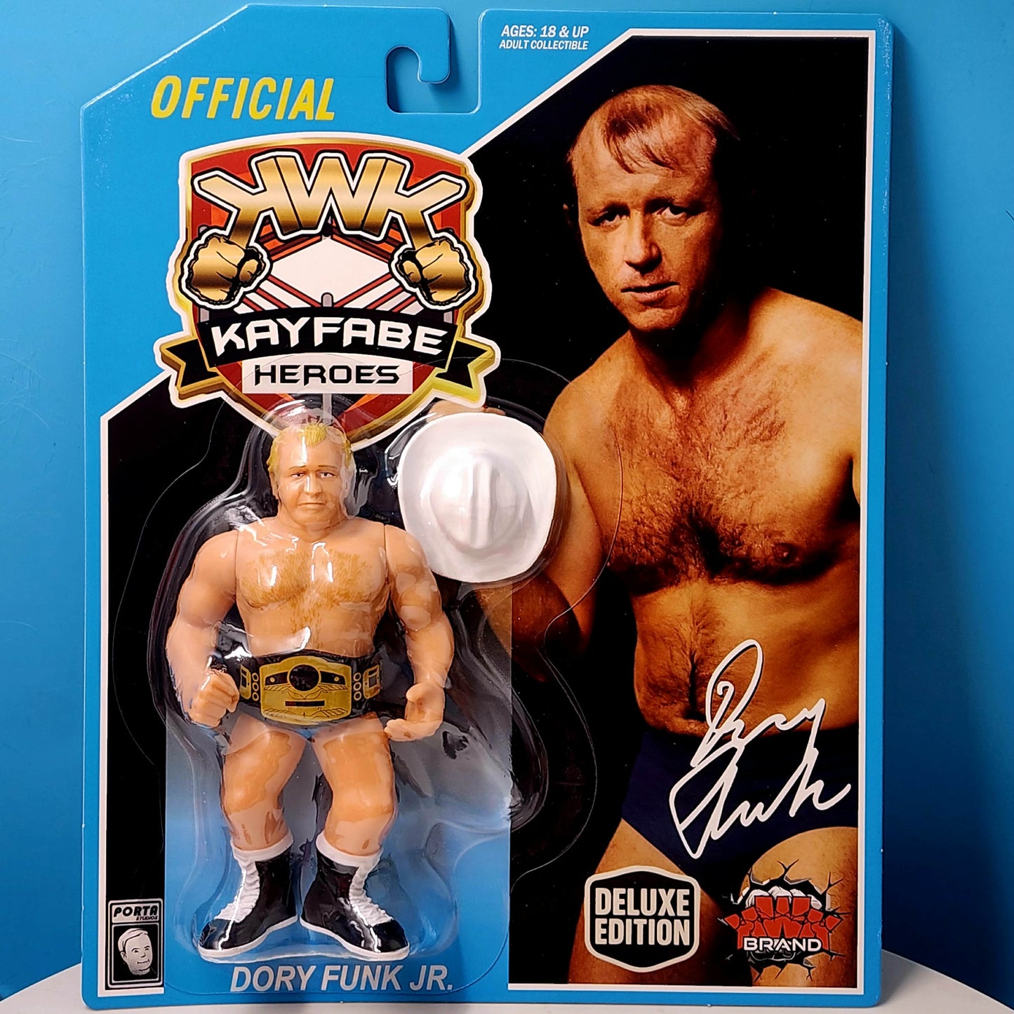 KWK Kayfabe Heroes Blue Card Dory Funk Jr