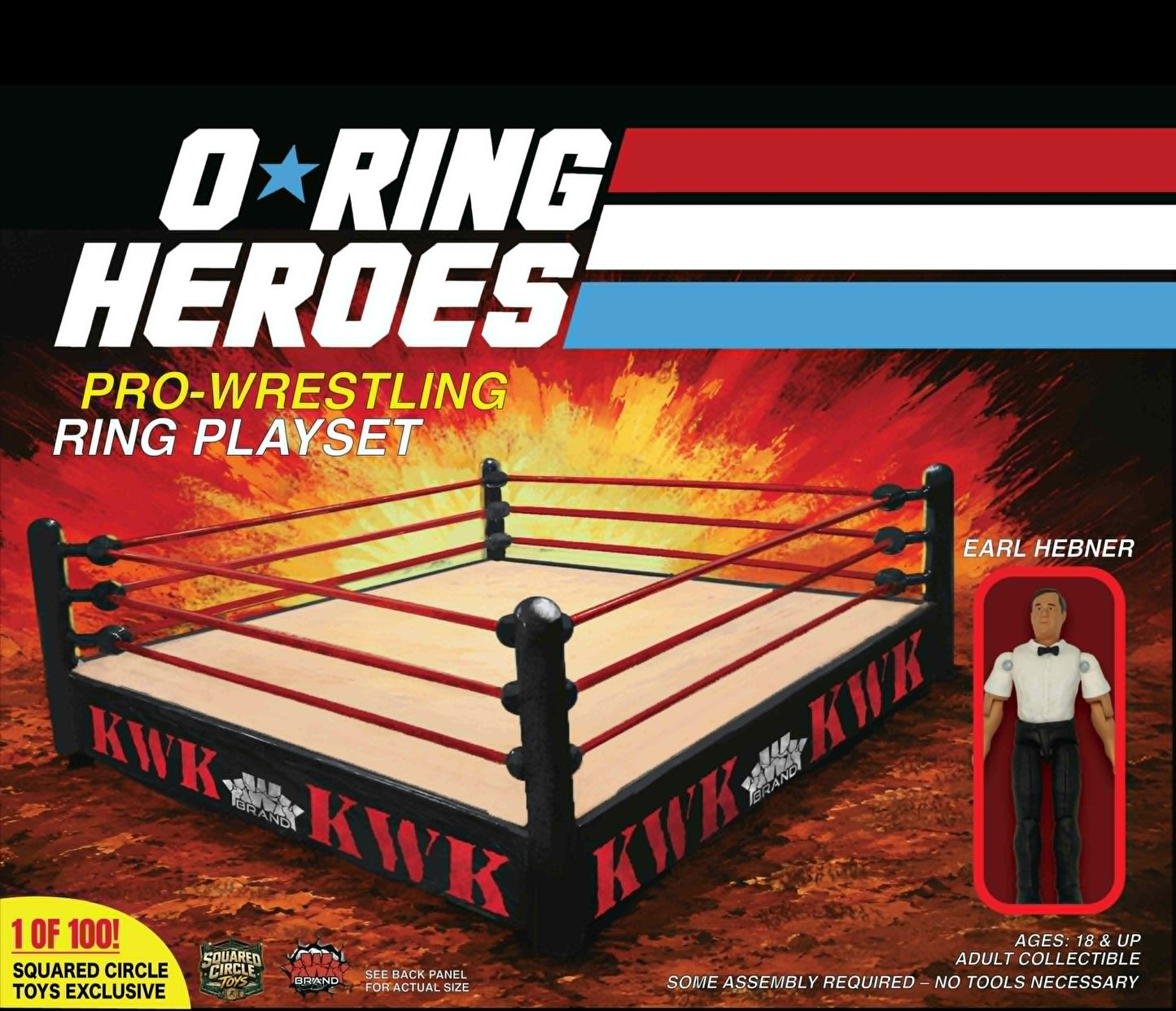 * Pre-Order * KWK O-Ring Heroes MEGA BUNDLE - All 4 Figures + 2 Ring Playsets (Exclusives Included)