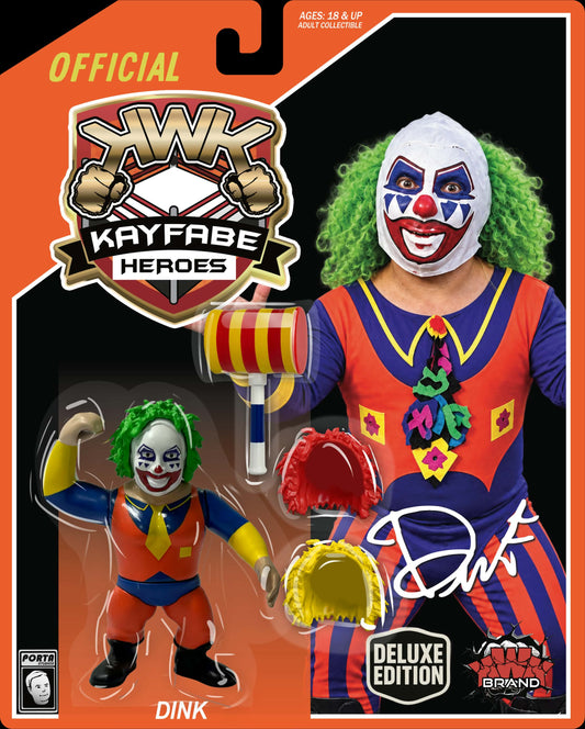 * Pre-Order * KWK Kayfabe Heroes Orange Card DINK