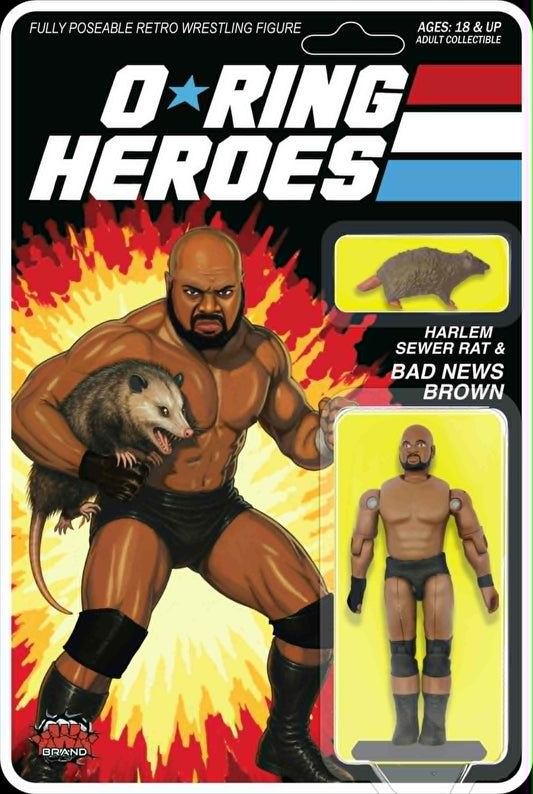 * Pre- Order * KWK O-Ring Heroes Bad News Brown - GI Joe Style Figure