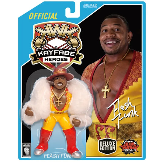 KWK Kayfabe Heroes Blue Card Flash Funk