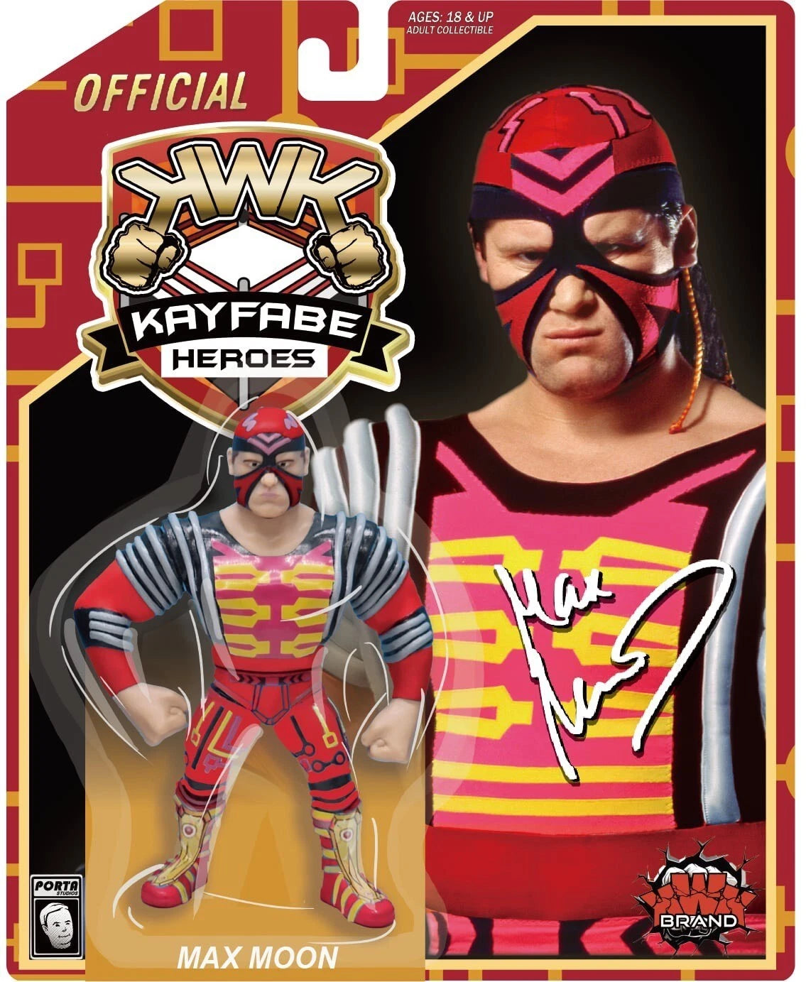 KWK Kayfabe Heroes Red Card Max Moon 2025
