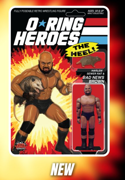 * Pre- Order * KWK O-Ring Heroes Bad News Brown - GI Joe Style Figure