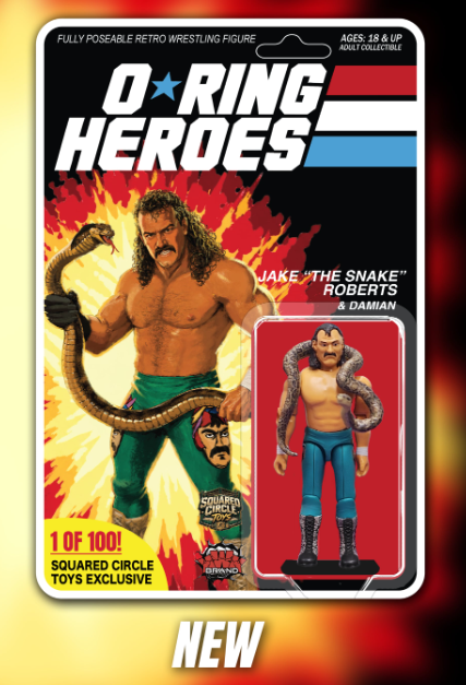 * Pre-Order * KWK O-Ring Heroes Jake "The Snake" Roberts Exclusive 1 of 100