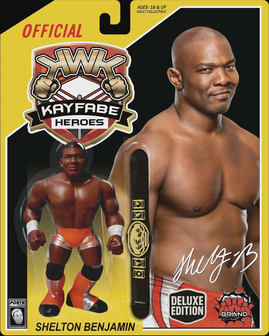 * Pre-Order * KWK Kayfabe Heroes Yellow Card SHELTON BENJAMIN